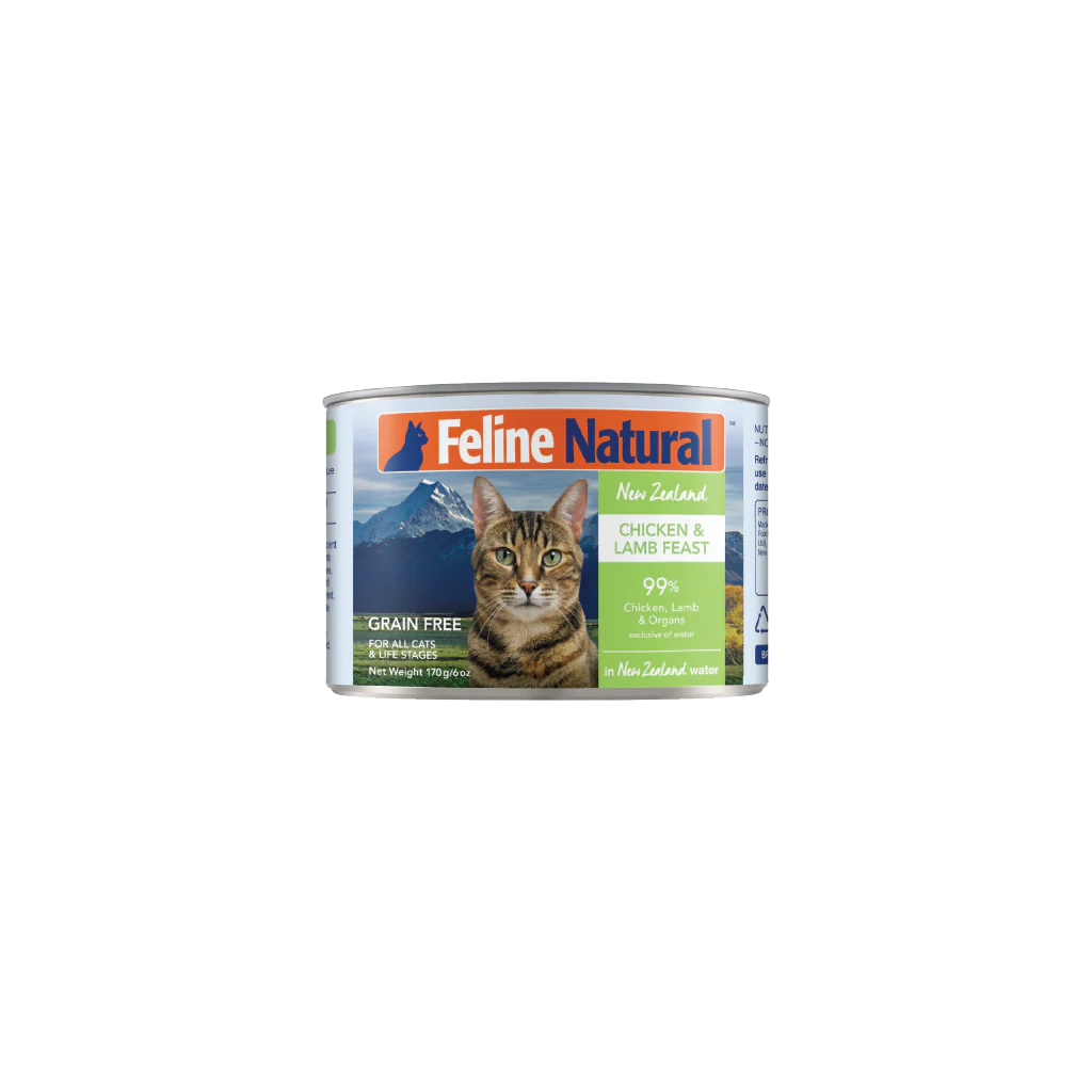Feline Naturals Chicken and Lamb 6oz 12 Pack