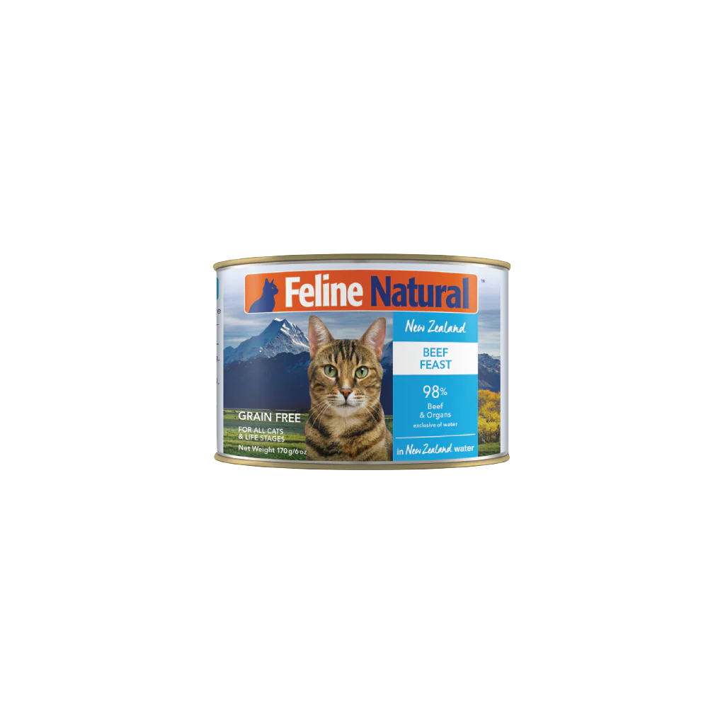 Feline Naturals Beef Feast 6oz 12 Pack