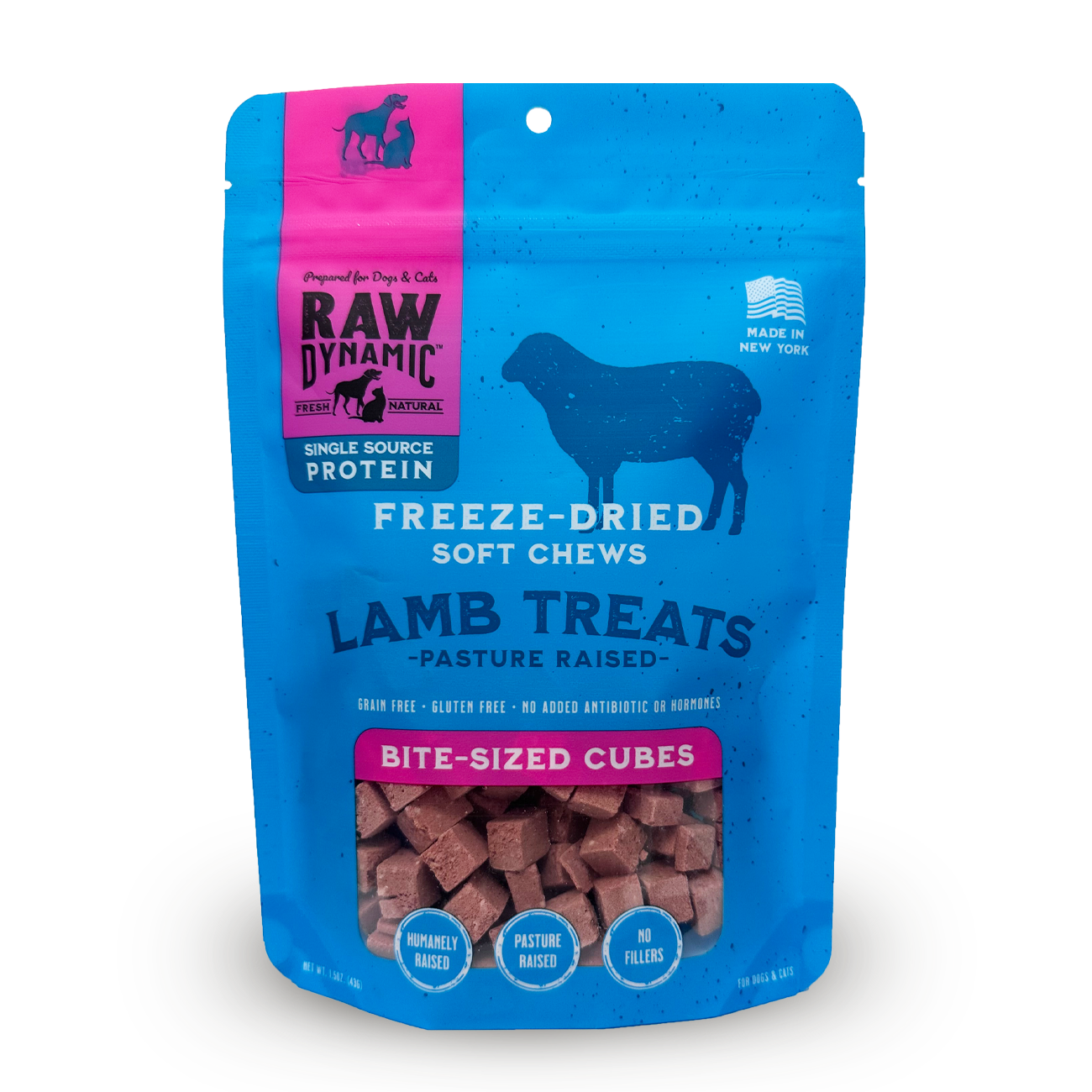 Raw Dynamic Freeze Dried Lamb Treats 1.5oz