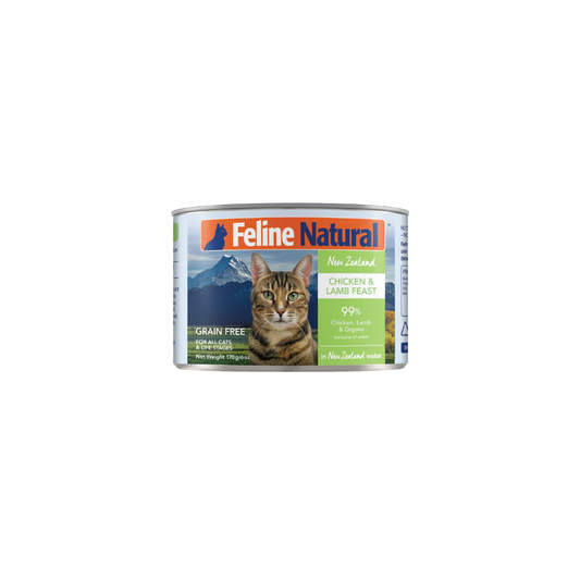 Feline Naturals Chicken and Lamb 6oz 12 Pack