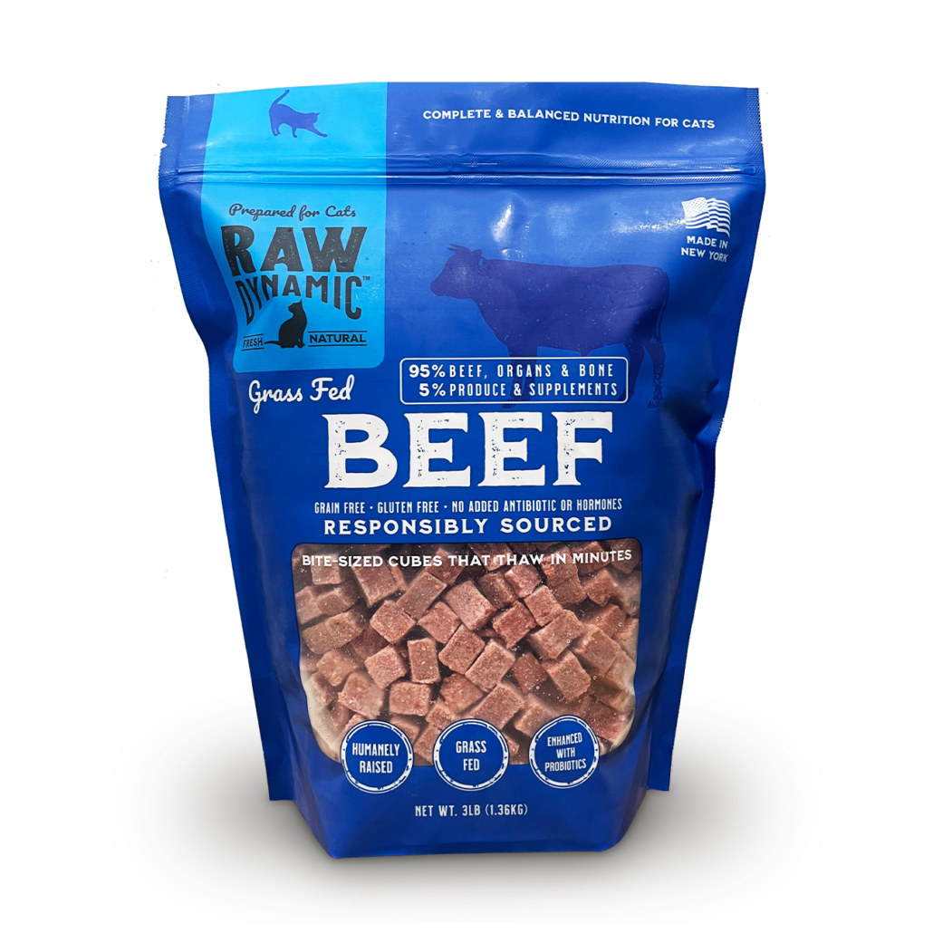 Raw Dynamic Beef Frozen Cat Food