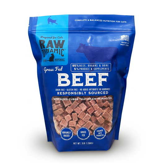 Raw Dynamic Beef Frozen Cat Food