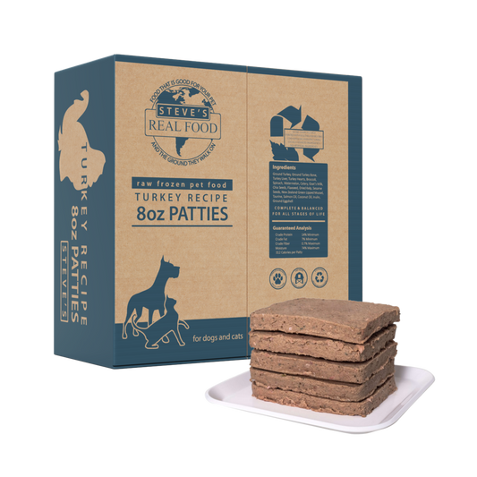 Steves Real Food Turkey Patties 14lb Box