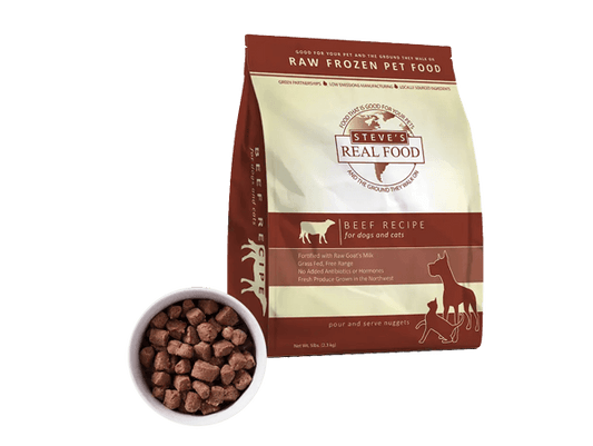 Steves Real Food Beef 5lb Bag Nuggets