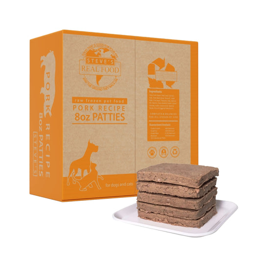 Steves Real Food Pork Patties 14lb Box